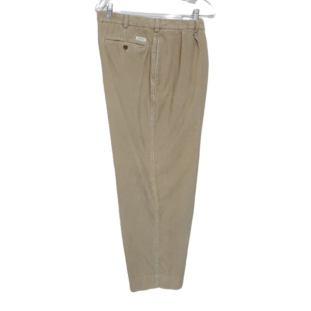 Vintage 90s Y2K Daniel Cremieux‎ Corduroy Pleated  Golf Pants Mens 36 X 26
